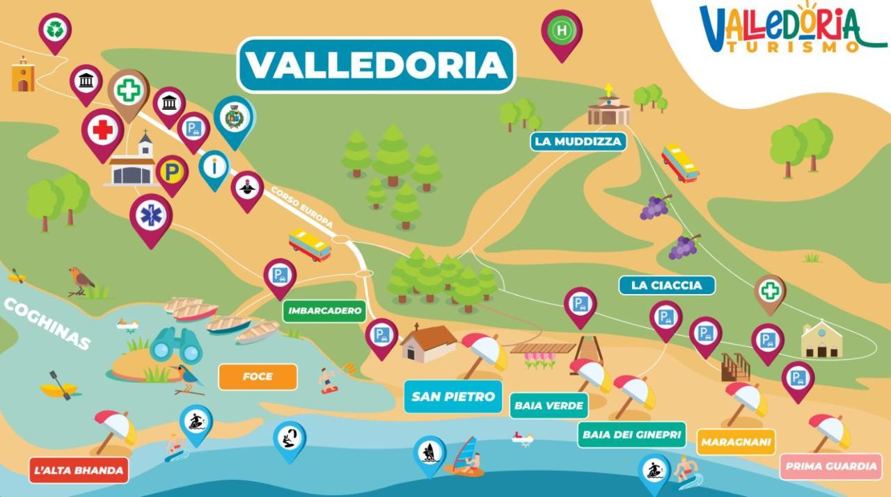 Casa KIA - Villetta bifamiliare a 300 mt dal mare Valledoria  Esterno foto